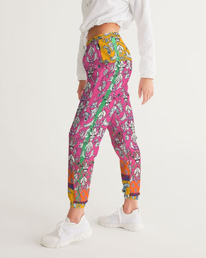 Open image in slideshow, MIRACULOUS FLOWERS -PINK ||  Women&#39;s Track Pants
