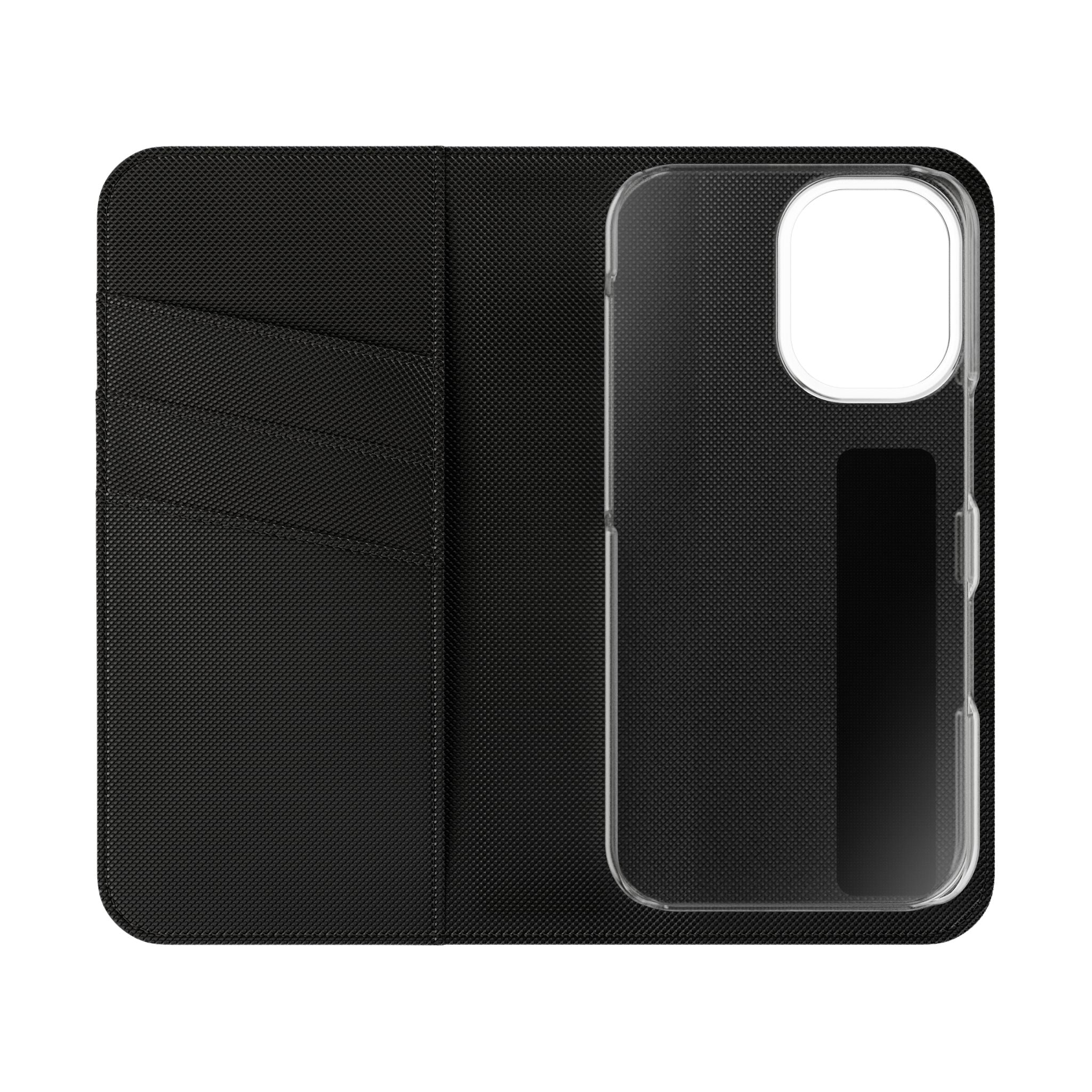 Floral Bird Flip Phone Case — Pastel Garden Wallet Cover with Card Slots