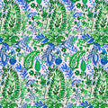 PA002 - Green Eternal Trees - Oriental & Paisley Print