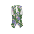 Green Blooms — Women's Cross Back Sleeveless Tank Top