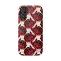 Biodegradable Phone Case — Vintage Rose Pattern Eco-Friendly iPhone Cover