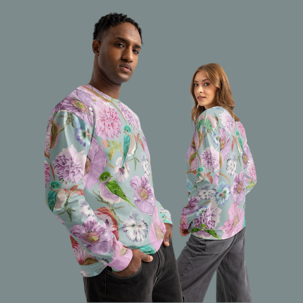 Tulip Garden -  Organic cotton sweatshirt