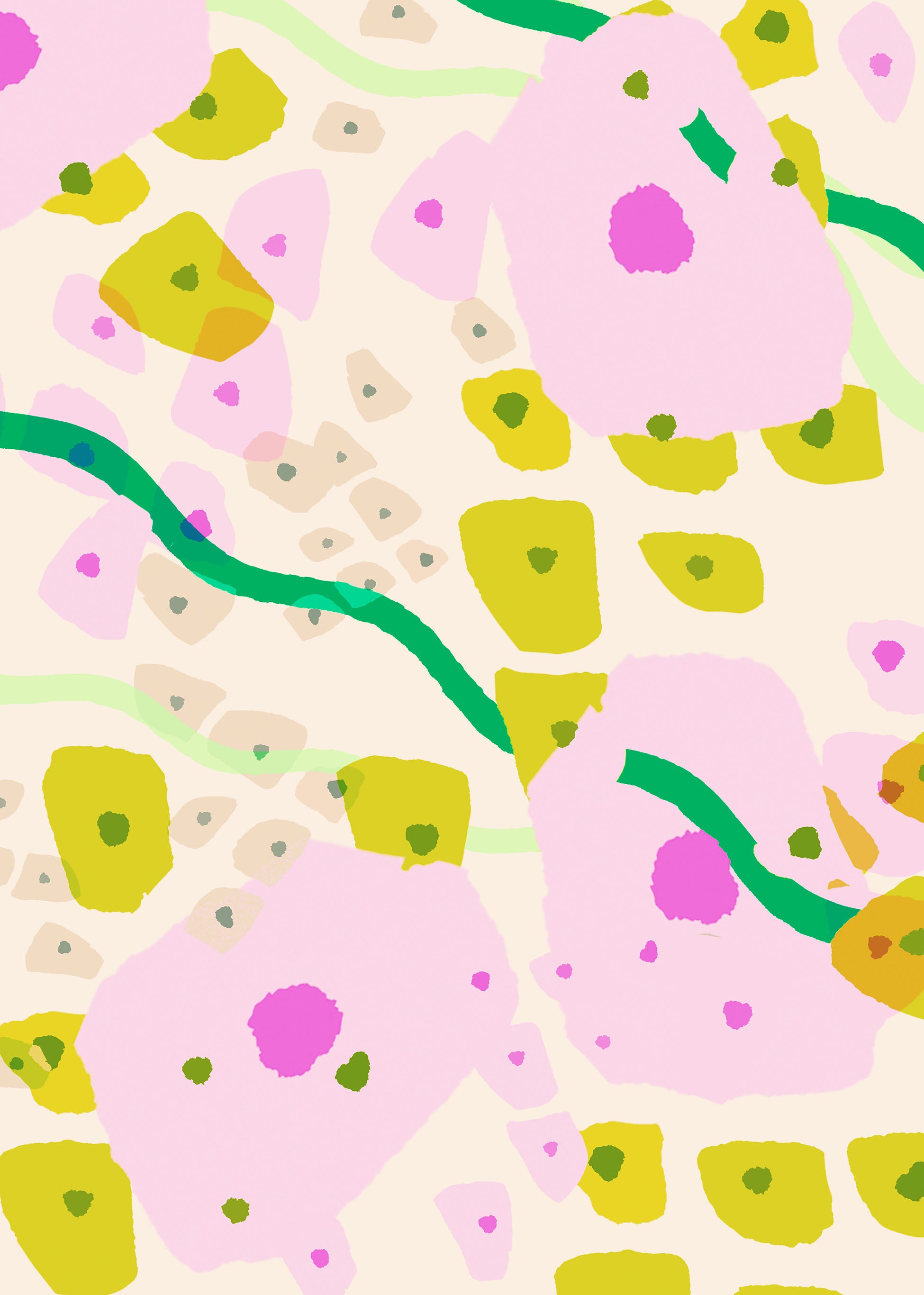 ABSTARCT | DOTS PLAID GARDEN |