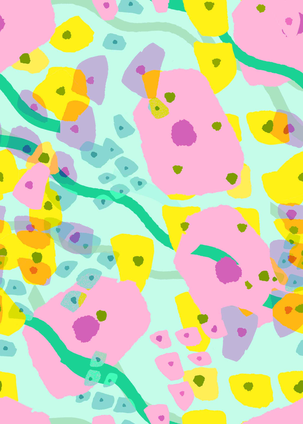 ABSTARCT | DOTS PLAID GARDEN |