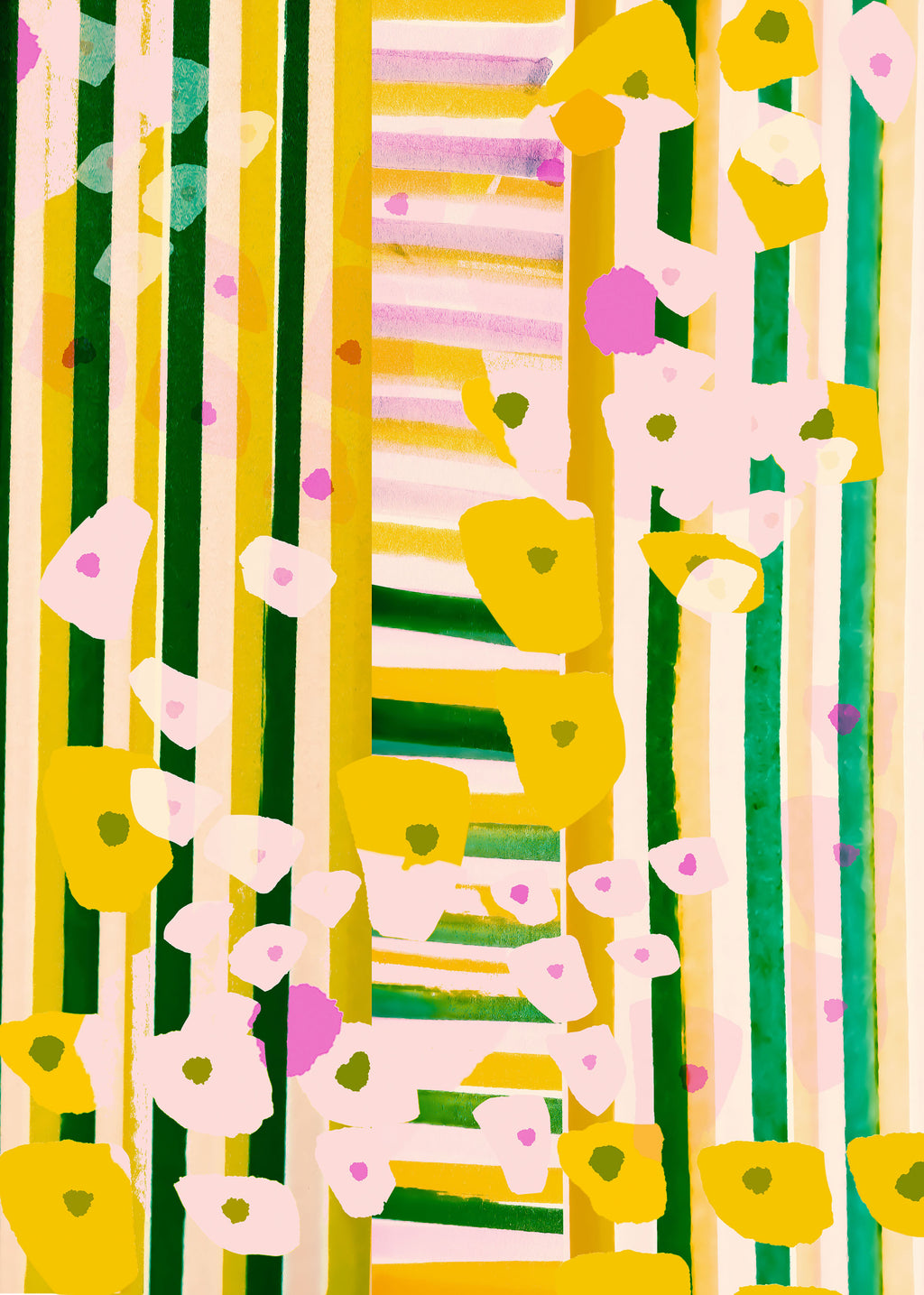 ABSTARCT | DOTS PLAID GARDEN |