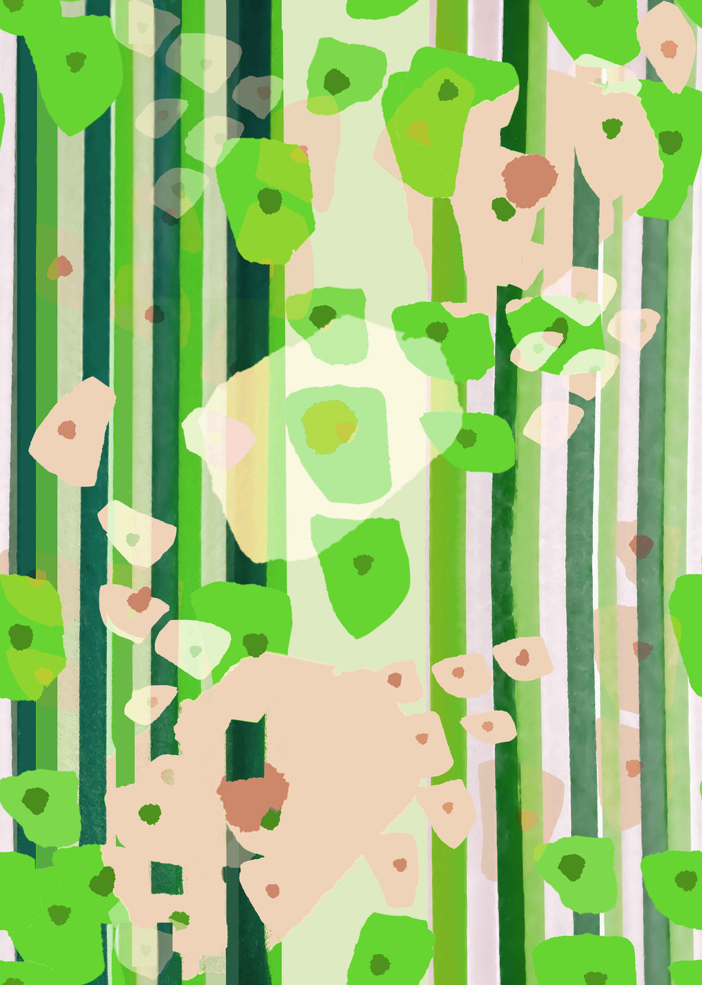 ABSTARCT | DOTS PLAID GARDEN |