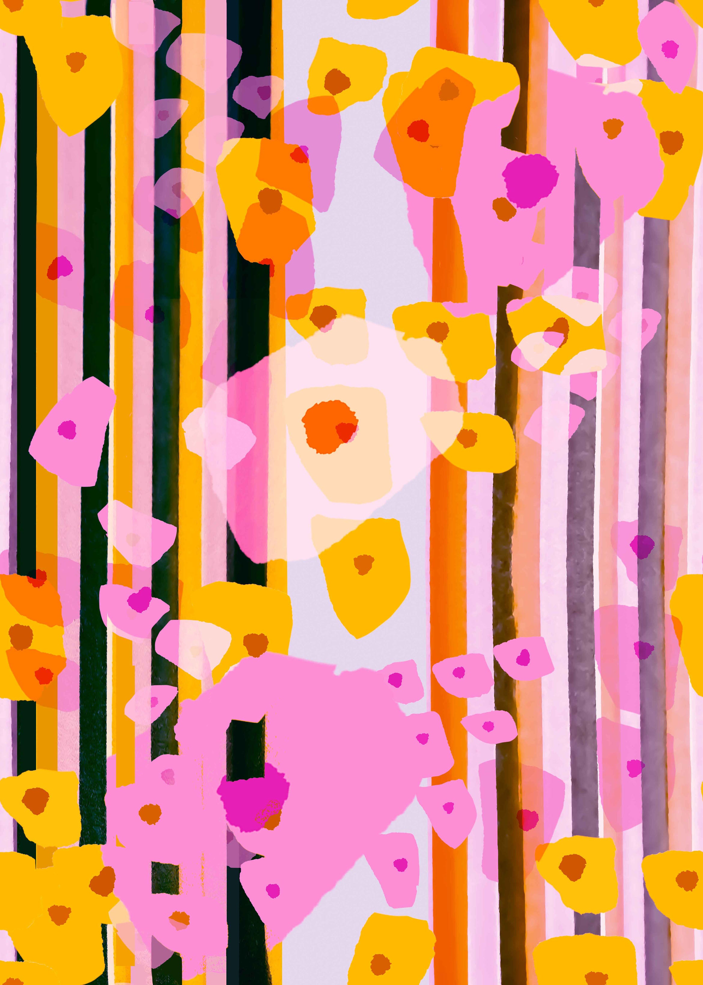 ABSTARCT | DOTS PLAID GARDEN |