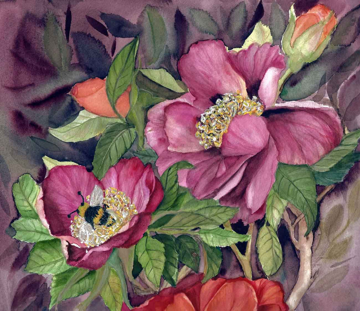 ART-FL0001 — ROSES AFTER DARK