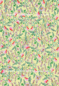 ©Byheart Design Sweden FL001 — Paradise Ditsy Floral print - watercolor floral print in  Yellow colorway - 300 DPI. Available for B2B licensing.
