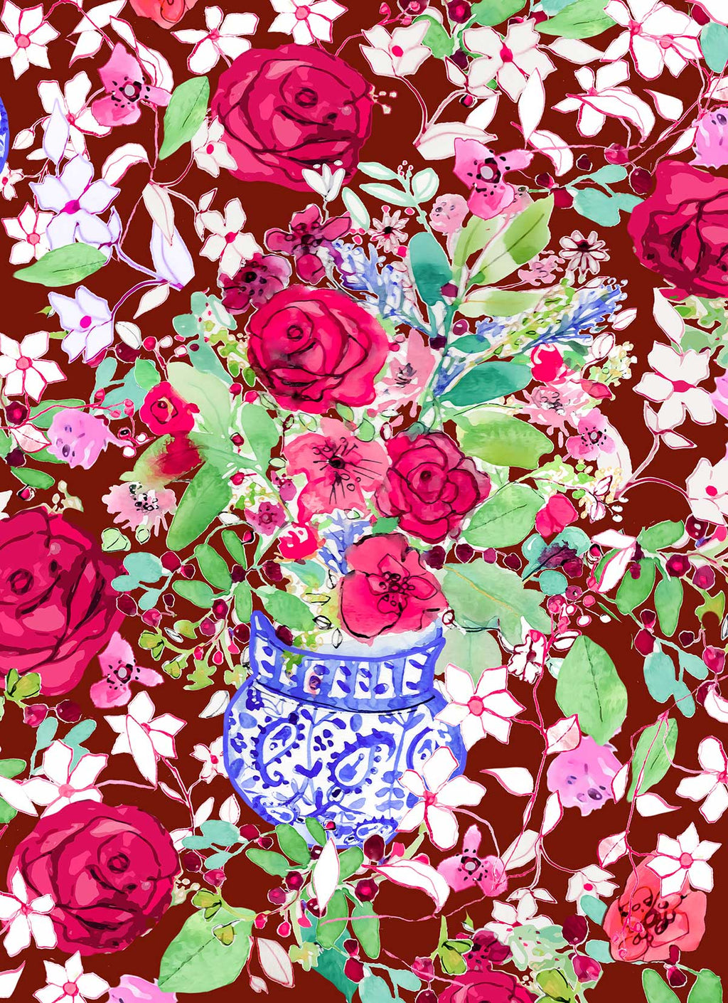 FL0010 - Spanish Flowers - Floral Print