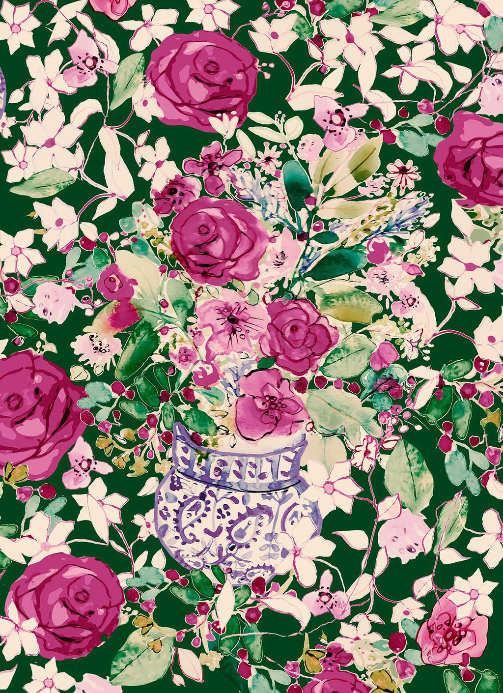 FL0010 - Spanish Flowers - Floral Print