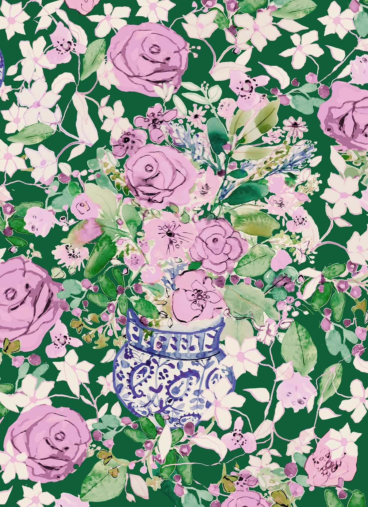 FL0010 - Spanish Flowers - Floral Print