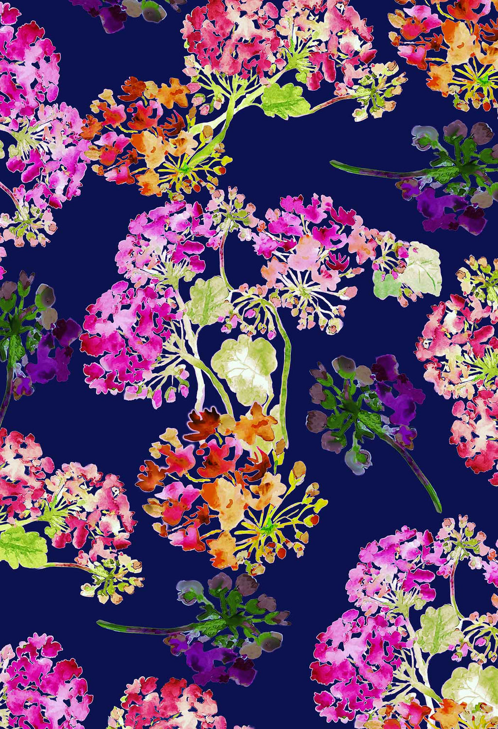 FL0016 - Geraniums Garden - Floral Print