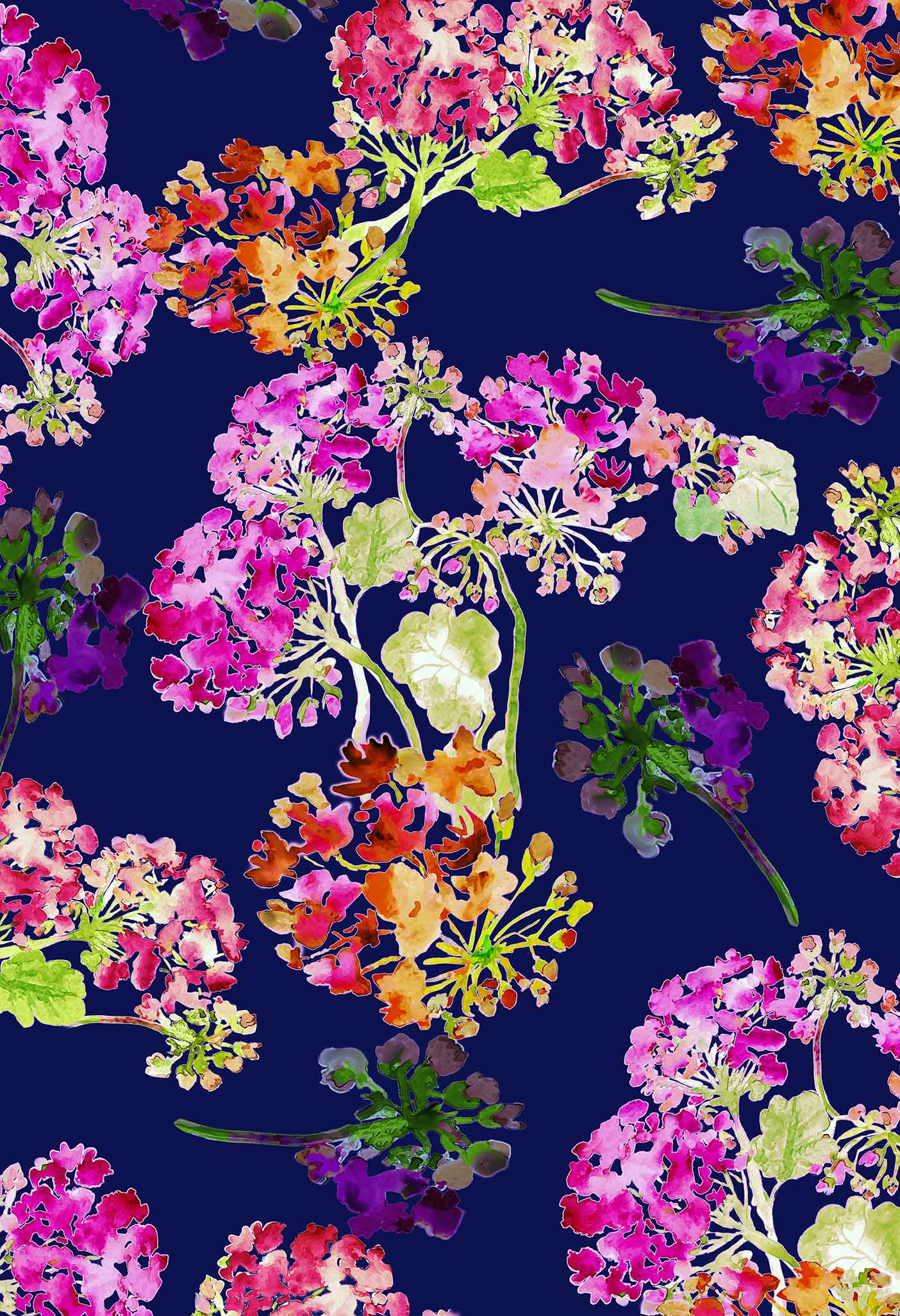 FL0016 - Geraniums Garden - Floral Print