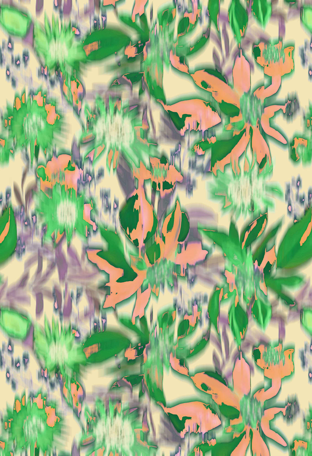 
FL0017 Joyful Flowers – vibrant watercolor floral repeat print by byHeart Design Sweden
Joyful Flowers floral pattern – fashion and textile print license, byHeart Design
FL0017 watercolor floral print – pastel colorway, byHeart Design Sweden