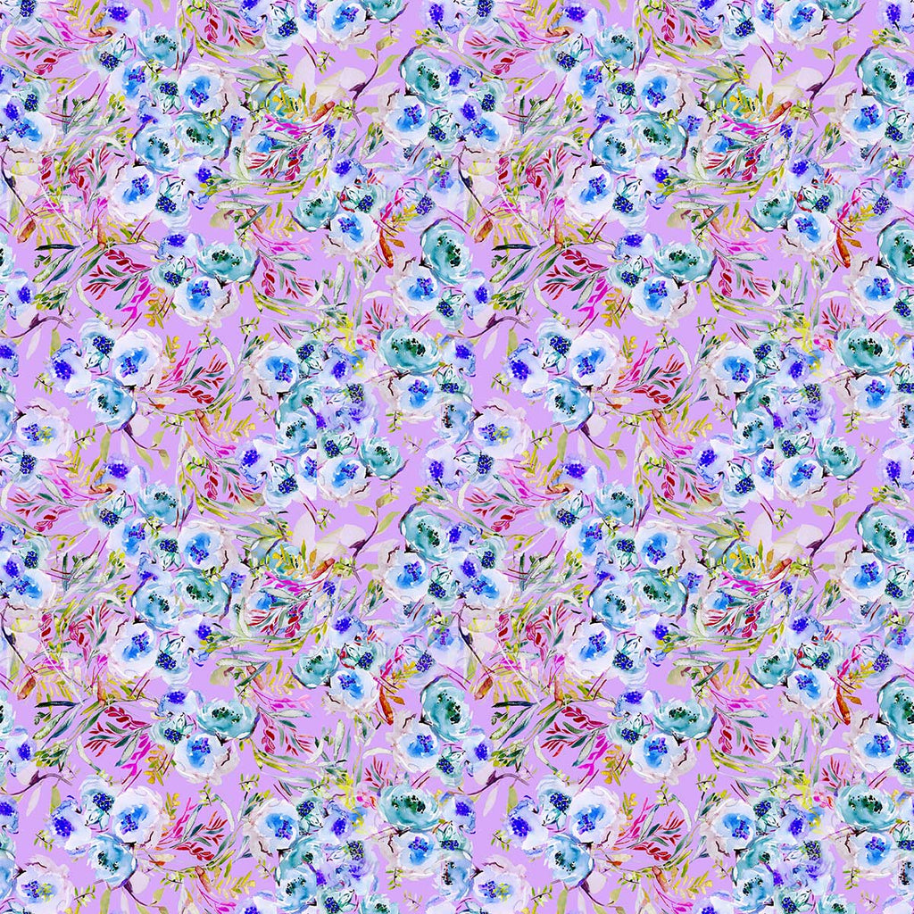Flowers of the Orient - Floral Print - pink - Fashion-Floral Print FL003  ©Byheart Design Sweden