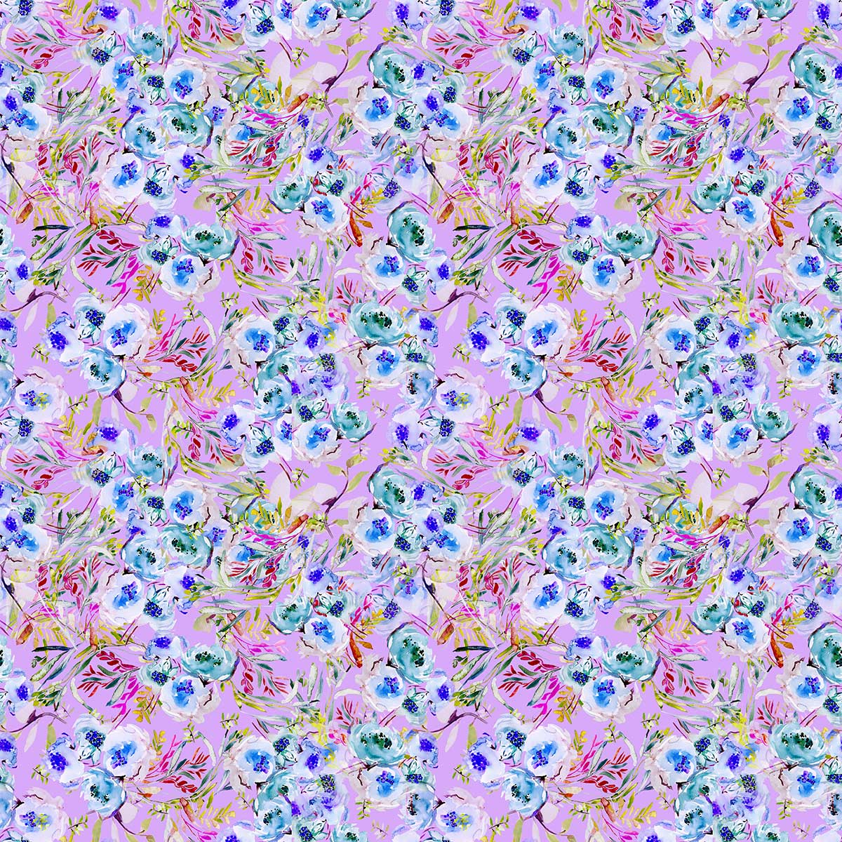 Flowers of the Orient - Floral Print - pink - Fashion-Floral Print FL003  ©Byheart Design Sweden