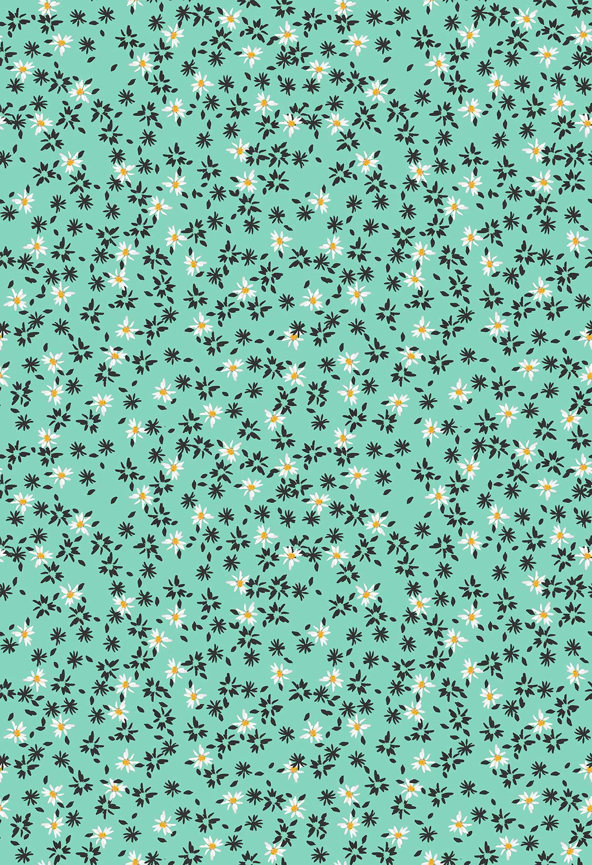 ©Byheart Design Sweden FL005 — Romance in an Instant, watercolor floral print in blue colorway. seamless repeat, 300 DPI. Available for B2B licensing.