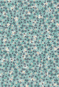 ©Byheart Design Sweden FL005 — Romance in an Instant, watercolor floral print in blue shadow colorway. seamless repeat, 300 DPI. Available for B2B licensing.