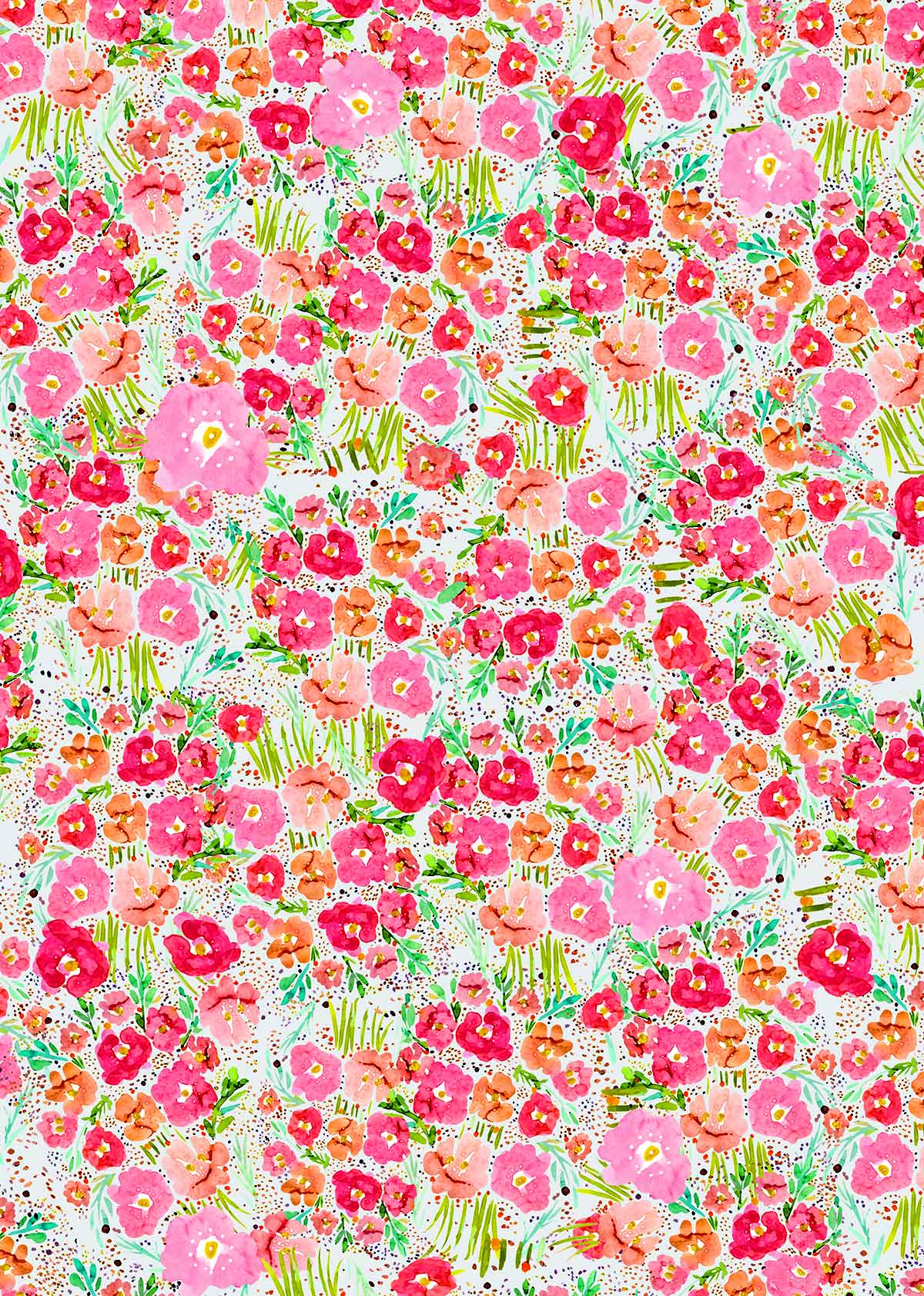 FL006 - Cute Flowers - Floral Print