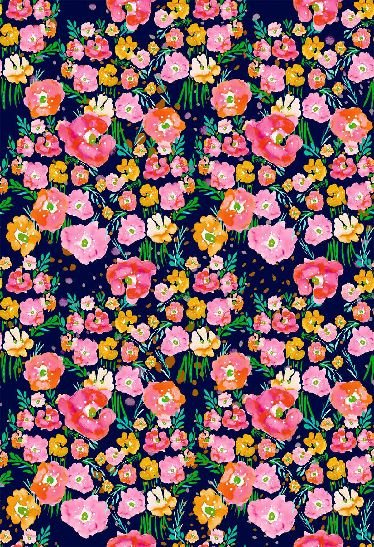 FL006 - Cute Flowers - Floral Print
