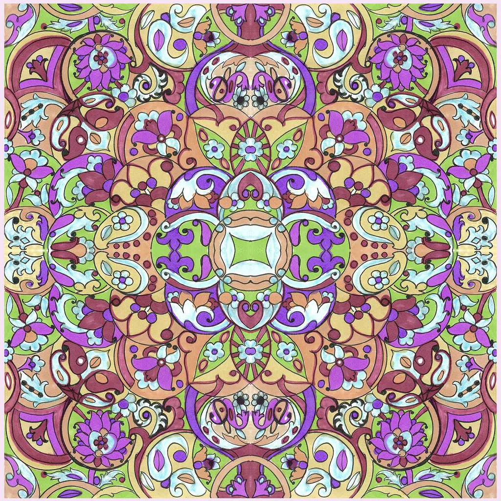 PA001 - A World of Dreams - Oriental & Paisley Print