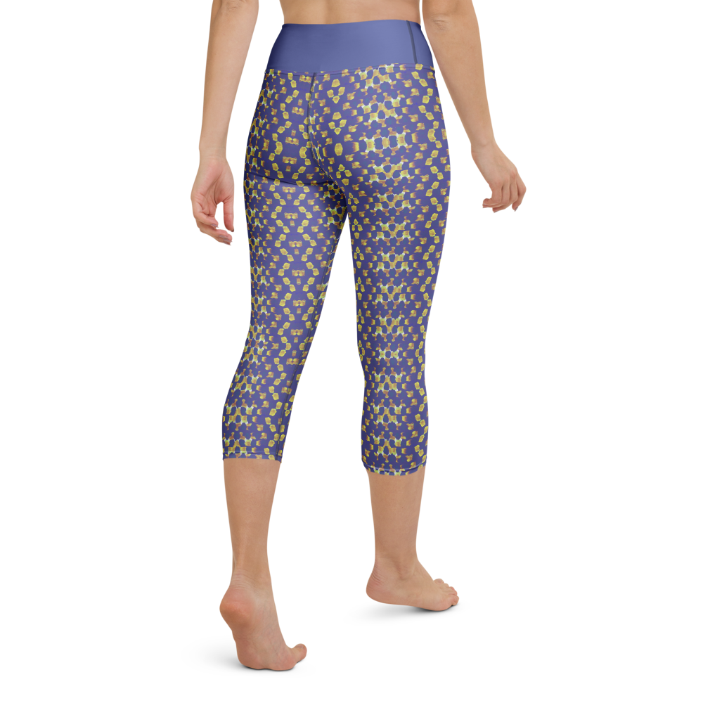 Snake - Recycled Yoga Capri Leggings - Sustainable