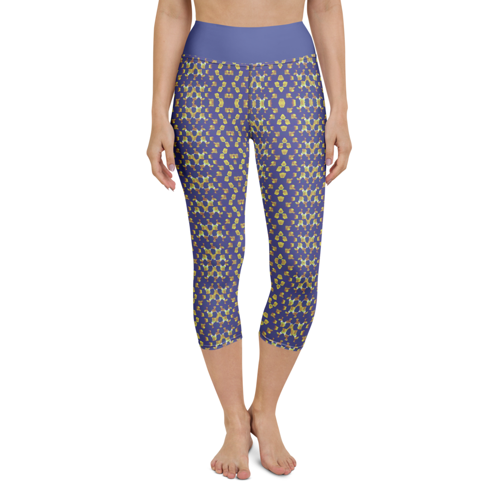 Snake - Recycled Yoga Capri Leggings - Sustainable