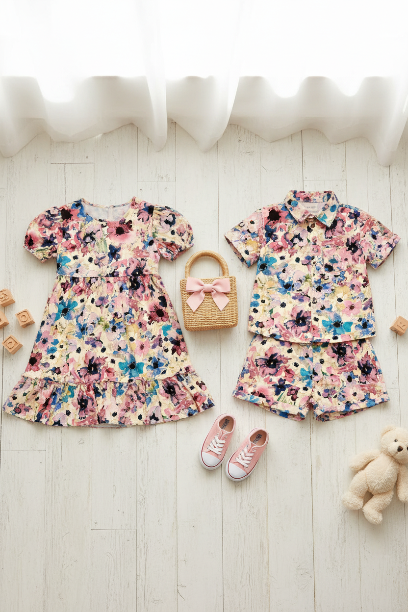 Children's Fashion Mockup ©Byheart Design Sweden