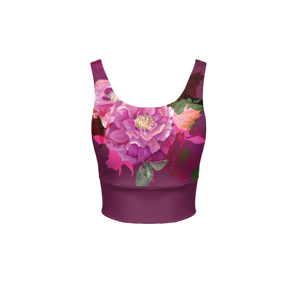 Women's Longline V-Shape-Back Sports Bra-Butter Soft Texture