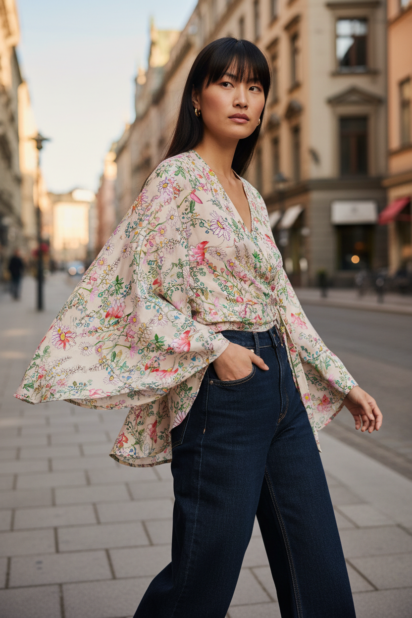 FL001 Vanilla Kimono Wrap Kungsgatan