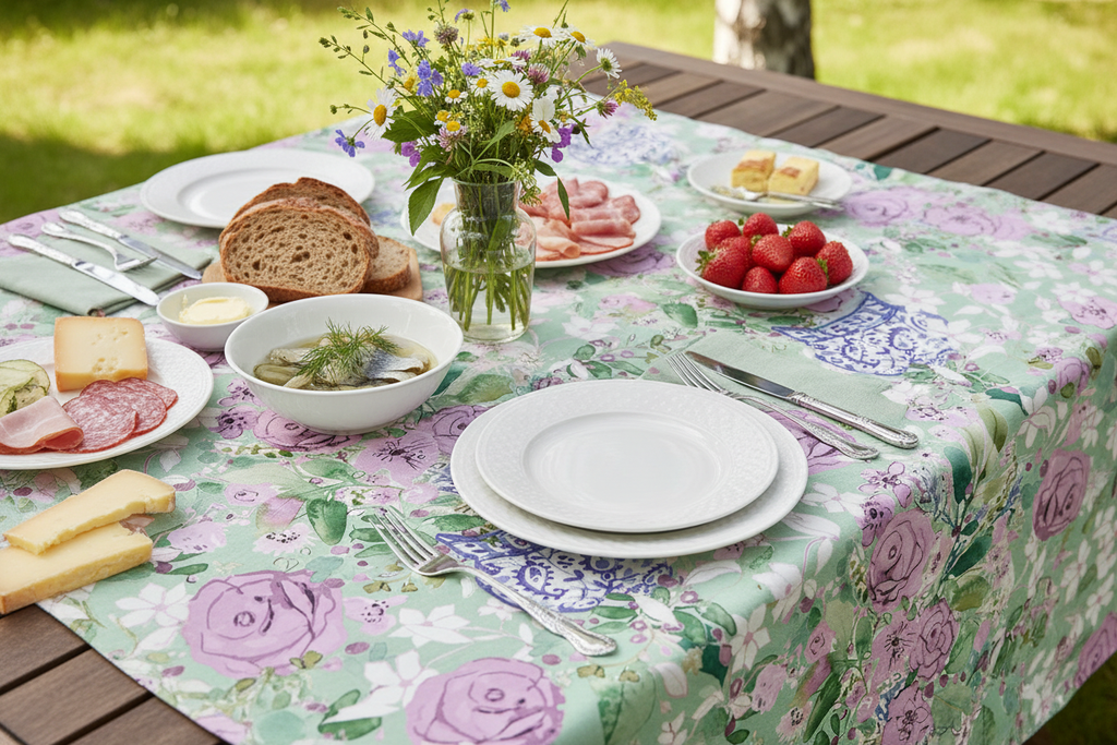 FL0010 Mint Green Midsummer Table