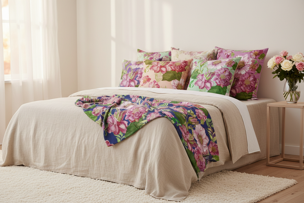FL0015 Bedroom Cushion-byheartdesign