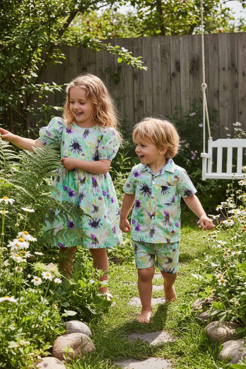 FL0017 Kids Siblings Mint