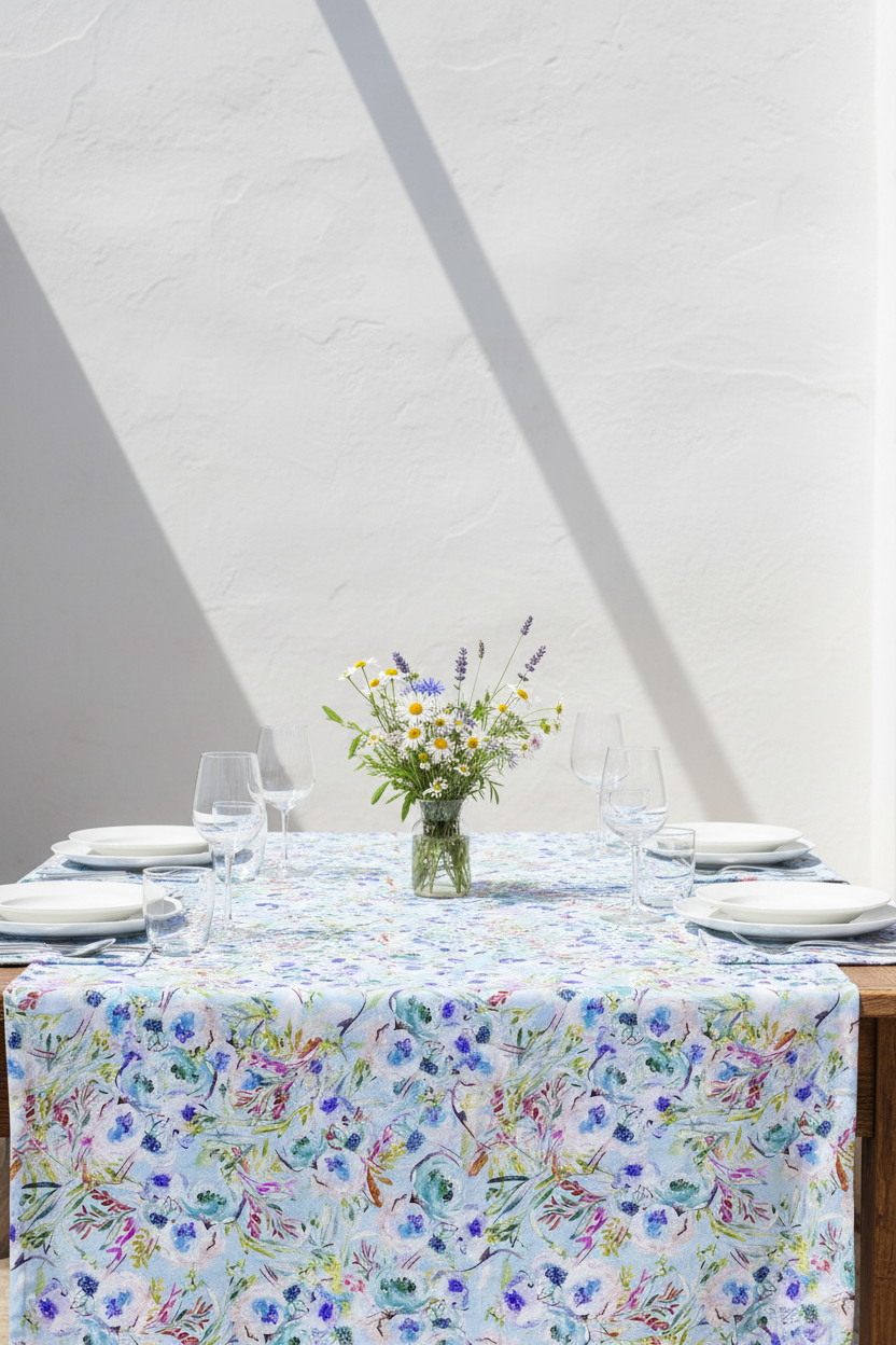 FL003 Light Blue Table Light - byheartdesign sweden