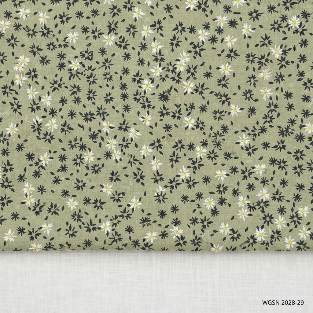 FL005 Fabric Close-up Sage Green
