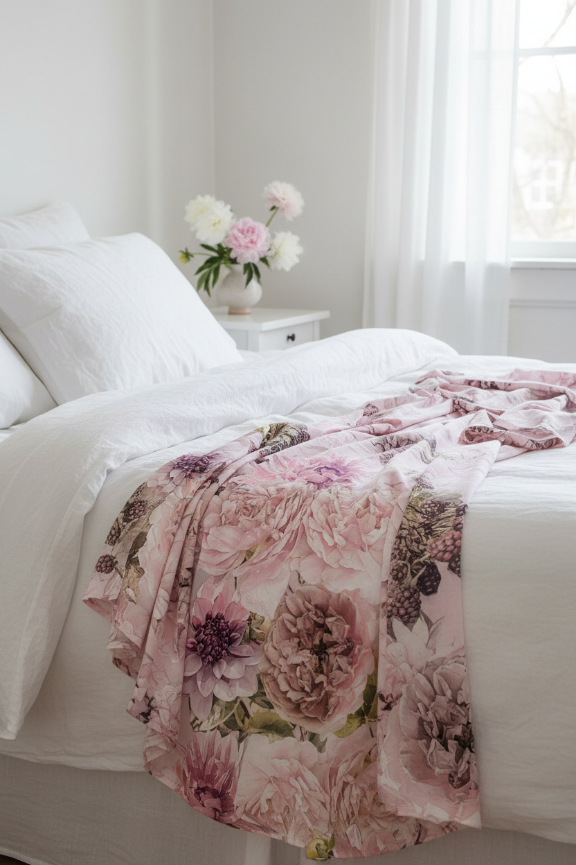FL008 Lace Pink Nightgown Nordic