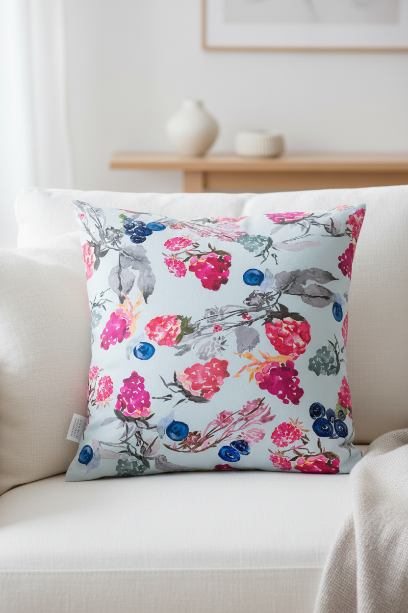 FR003 Blackberry Cushion Mockup