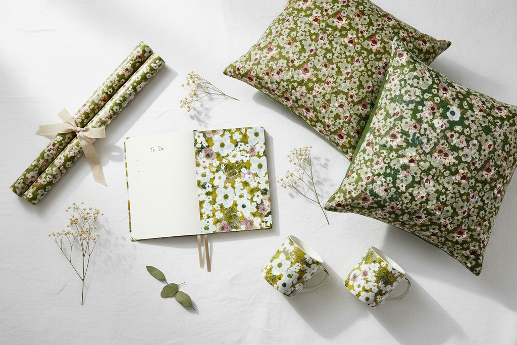 Heminredning & Stationery - Flat lay -Mockup -Byheart Design