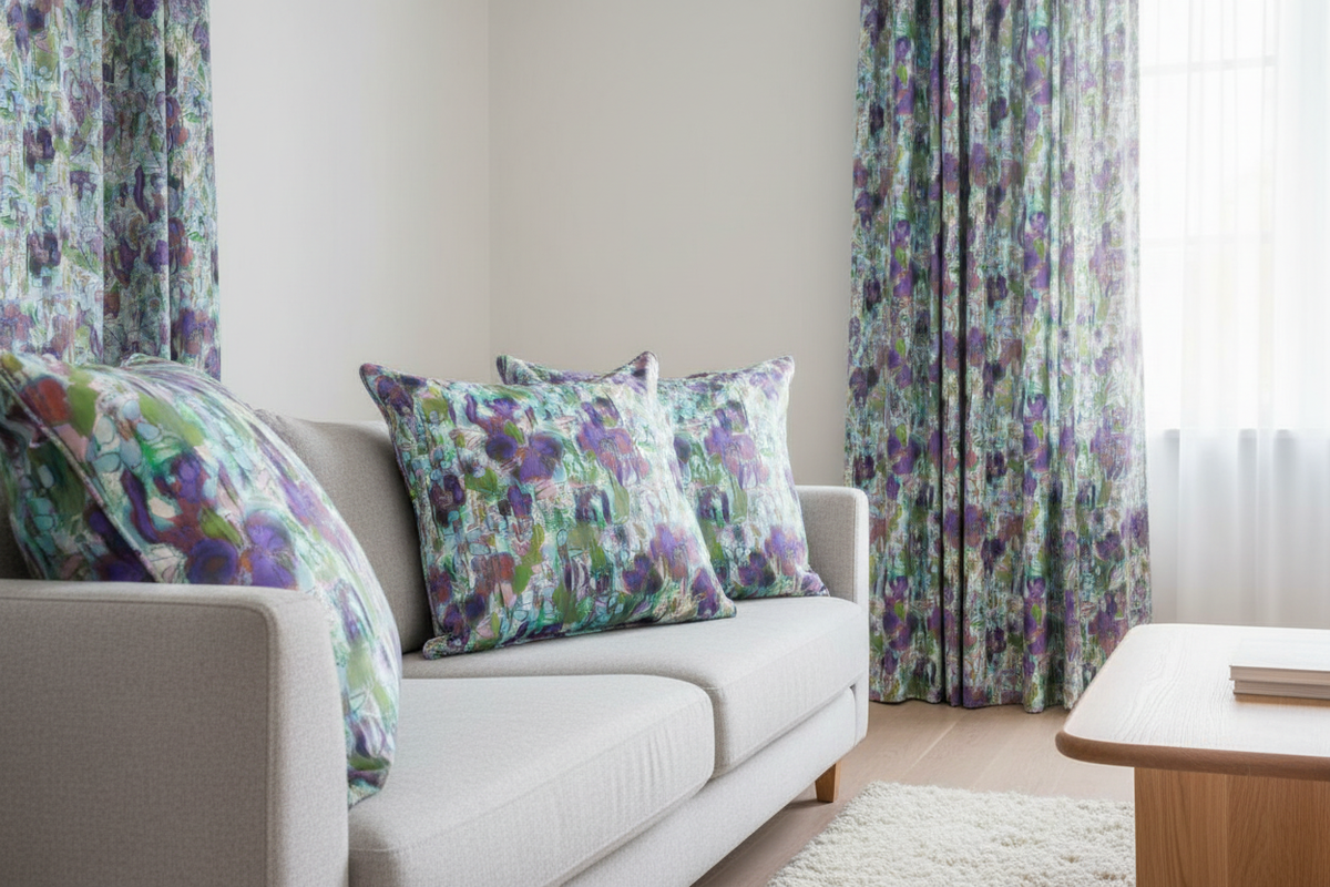 Home Textiles Blue Violet