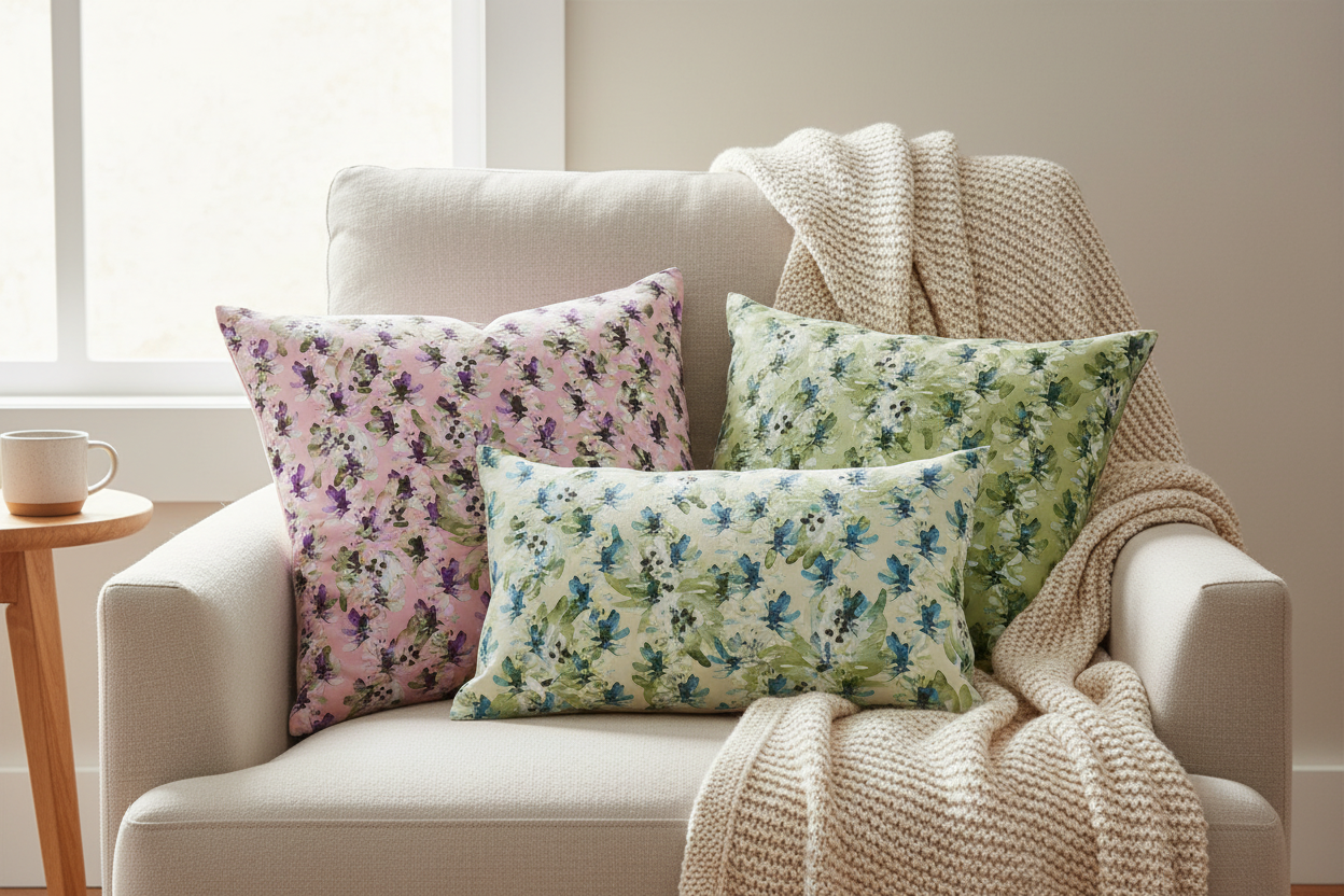 Living Room Cushions Detail -Byheart Design 