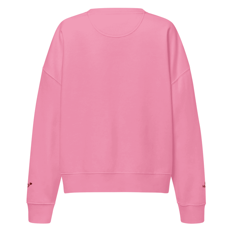 Rose Blossom Women's Organic Crew Neck Sweatshirt - Cotton