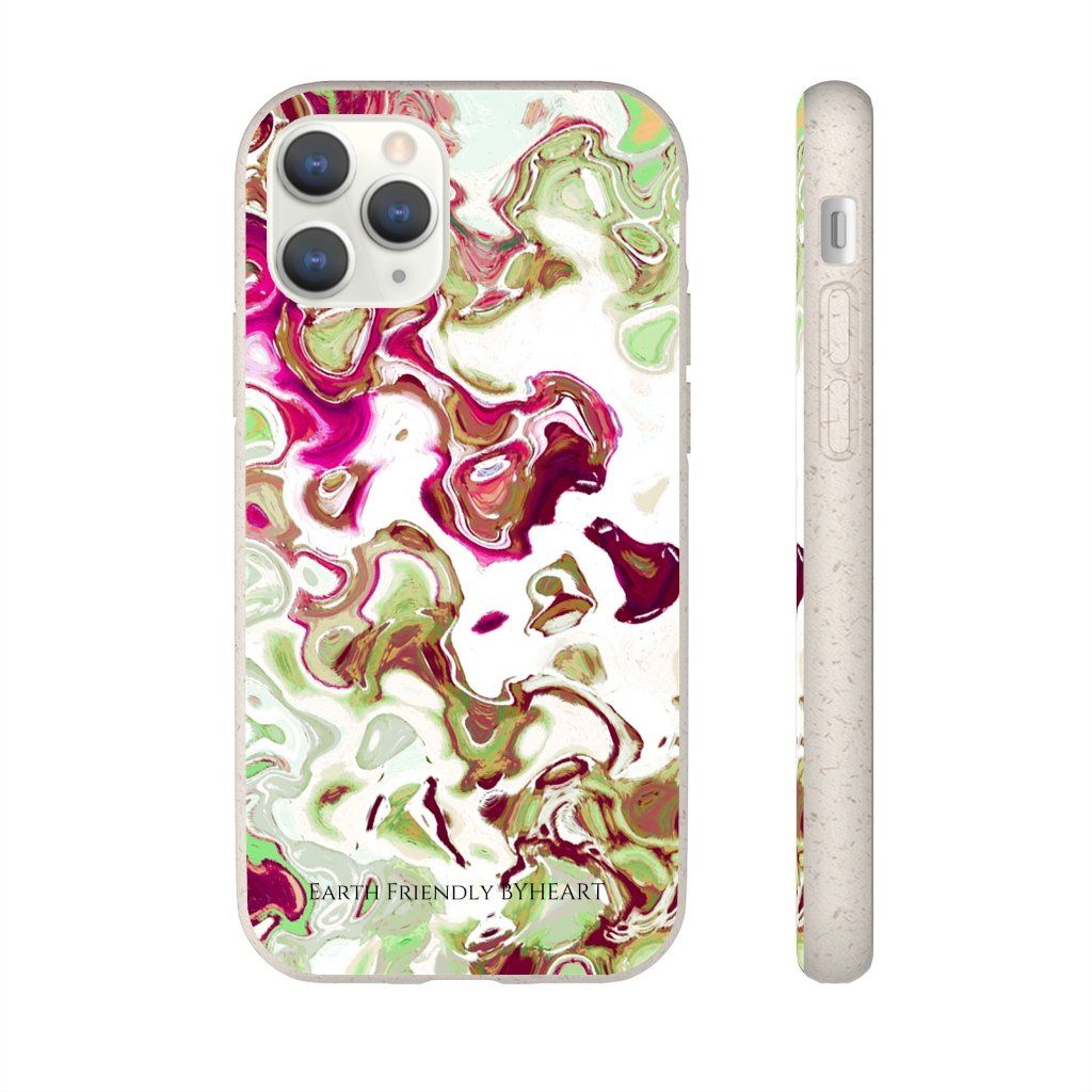 Biodegradable Case || GREEN WAVES ||