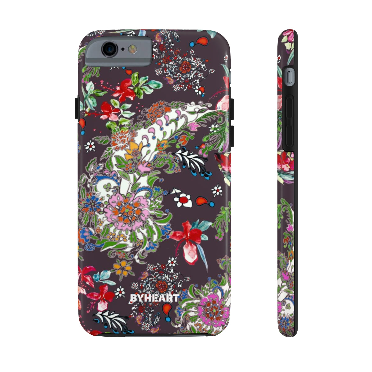 BLACK PAISLEY FLOWERS, ISFAHAN  | Tough Phone Cases, Case-Mate | 