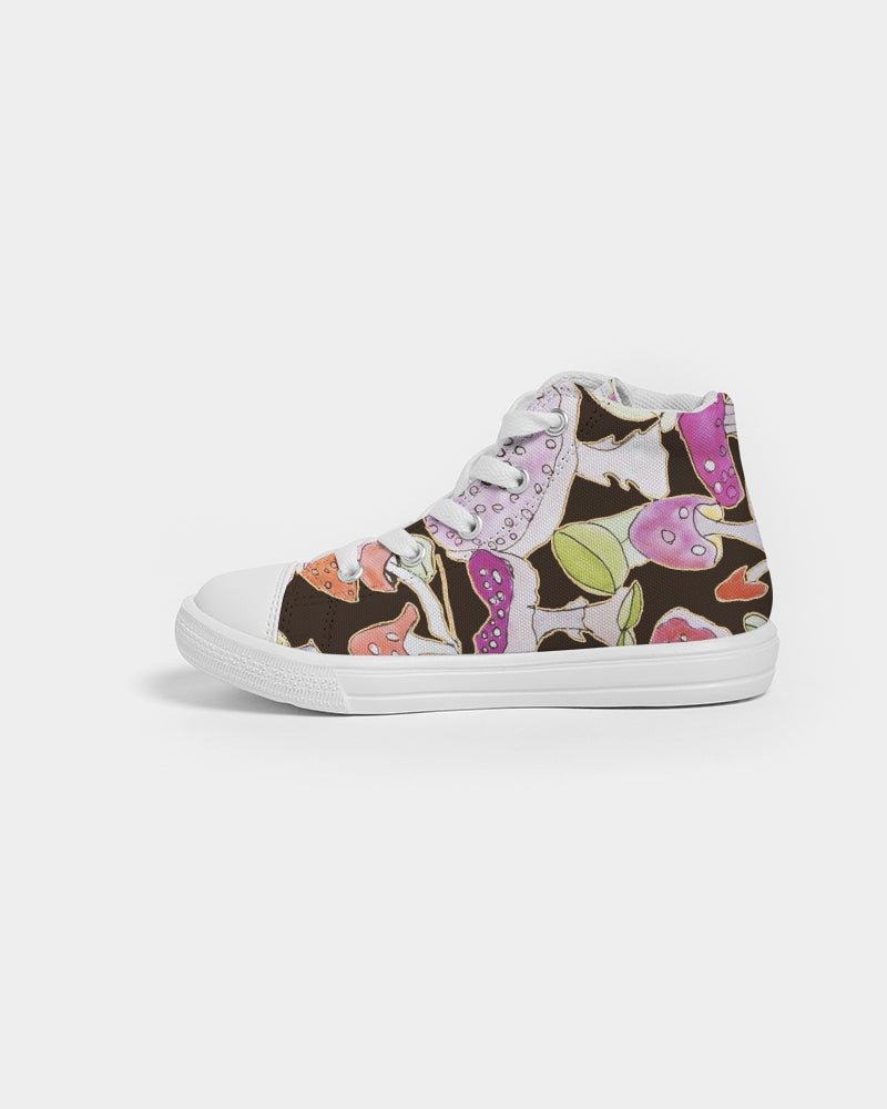 Mushrooms PARTY Kids Hightop Canvas Shoe