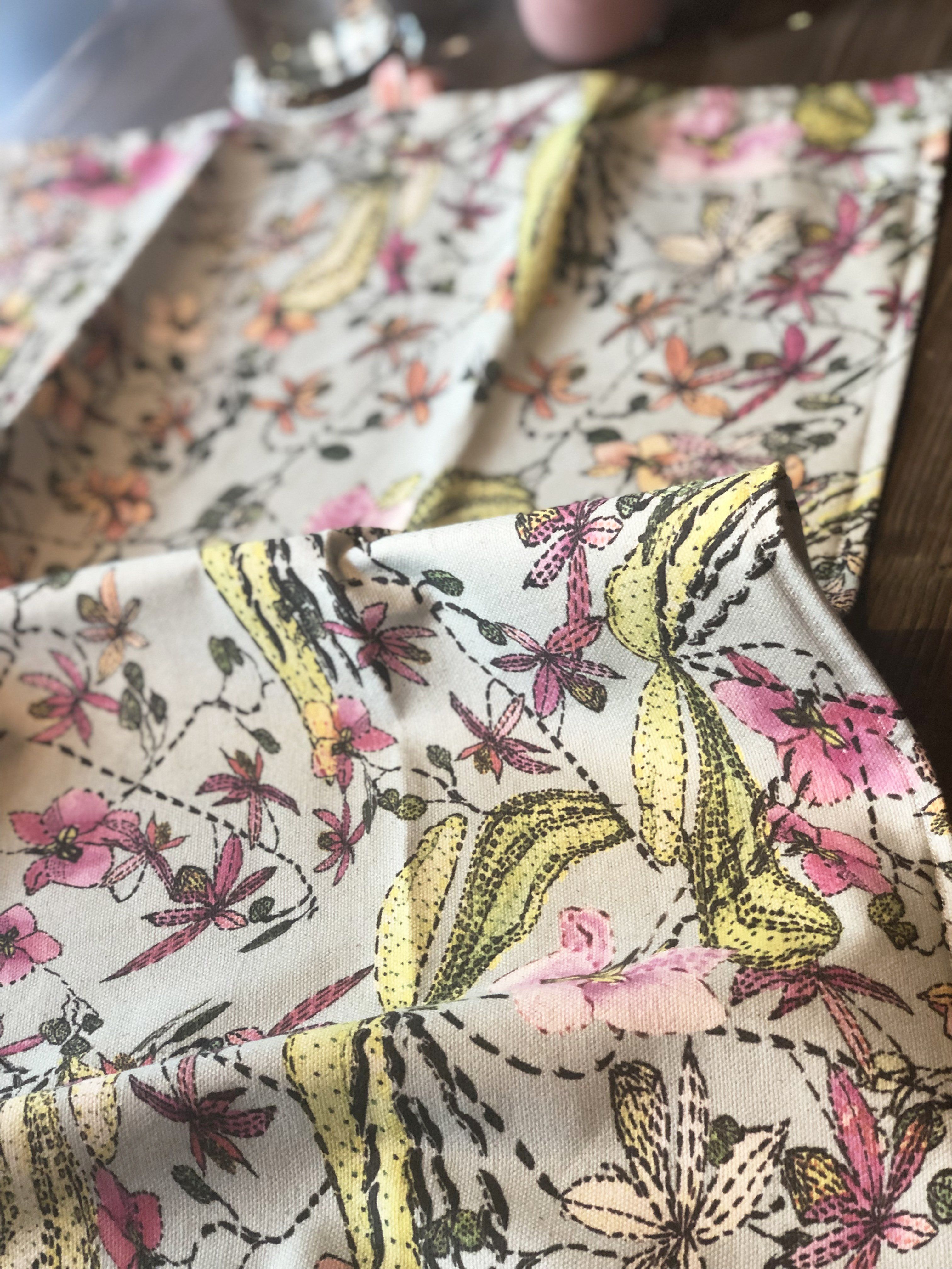 FRAGRANT ORCHIDS  | Organic Dish Towel |