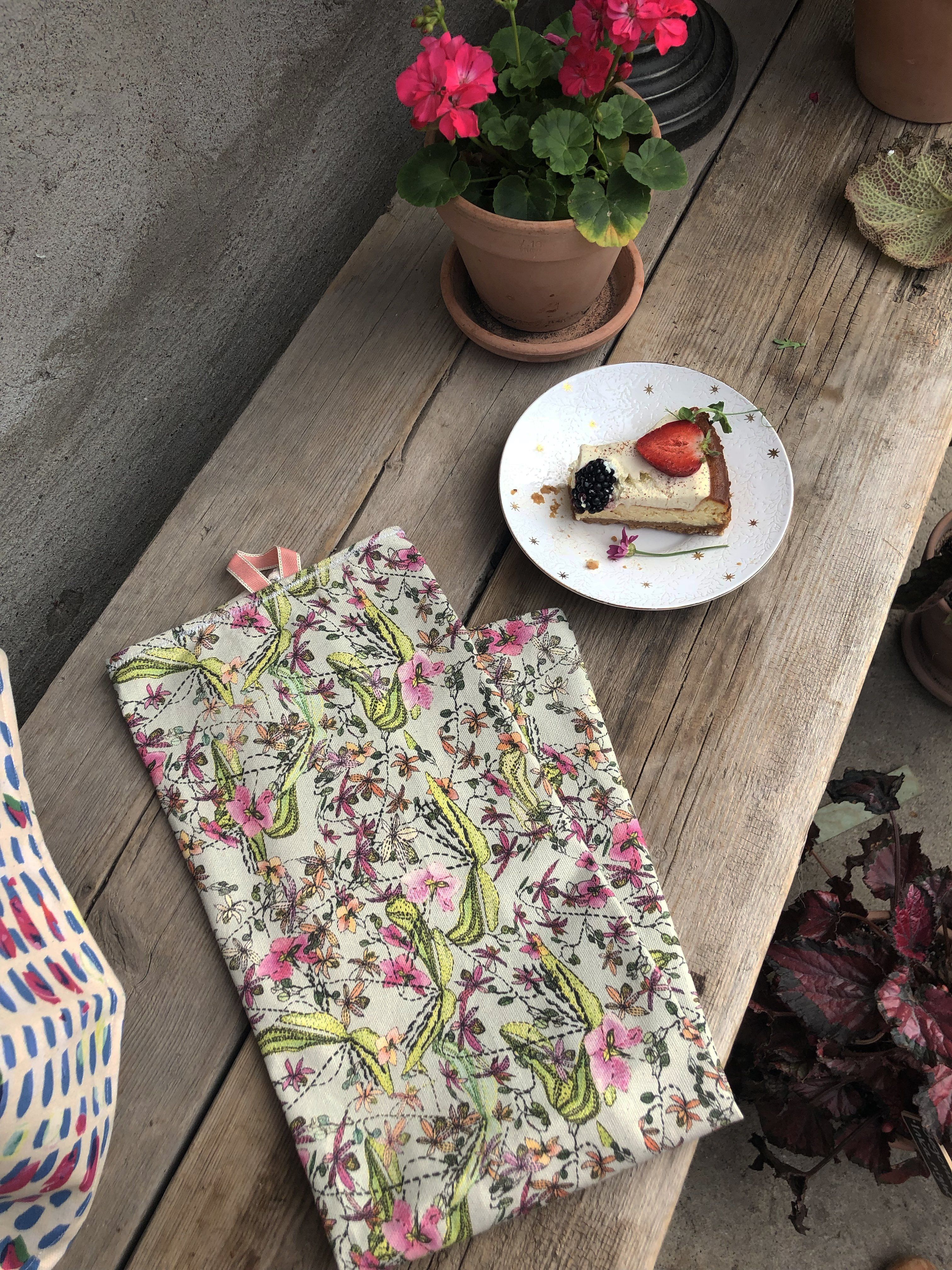 FRAGRANT ORCHIDS  | Organic Dish Towel |