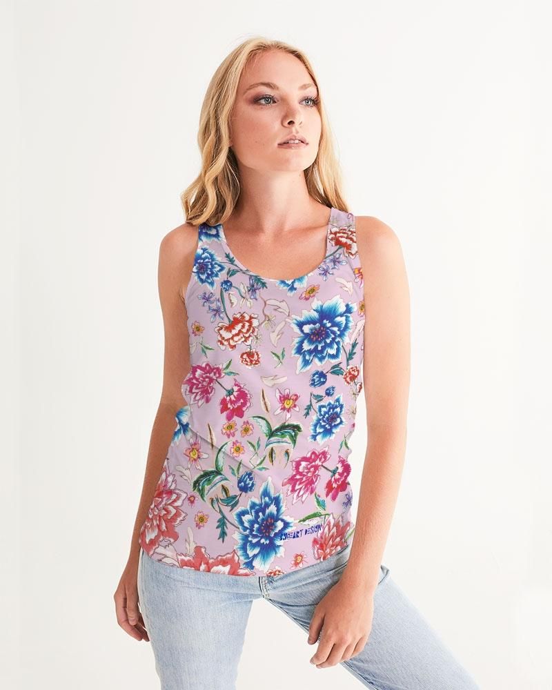 Women's Tank || AMORE Purple Blooms