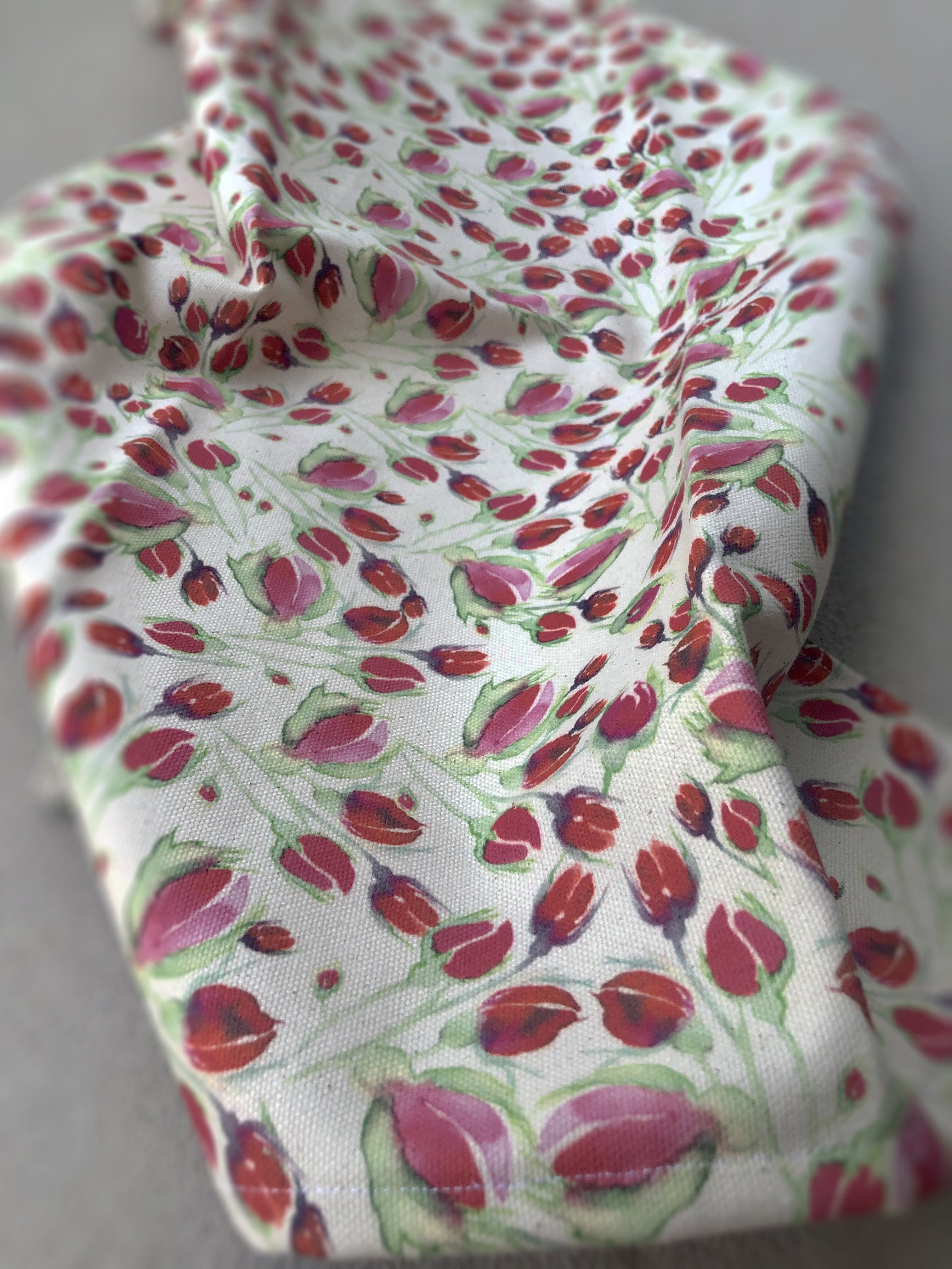 FAITHFUL ROSES | Organic Dish Towel |