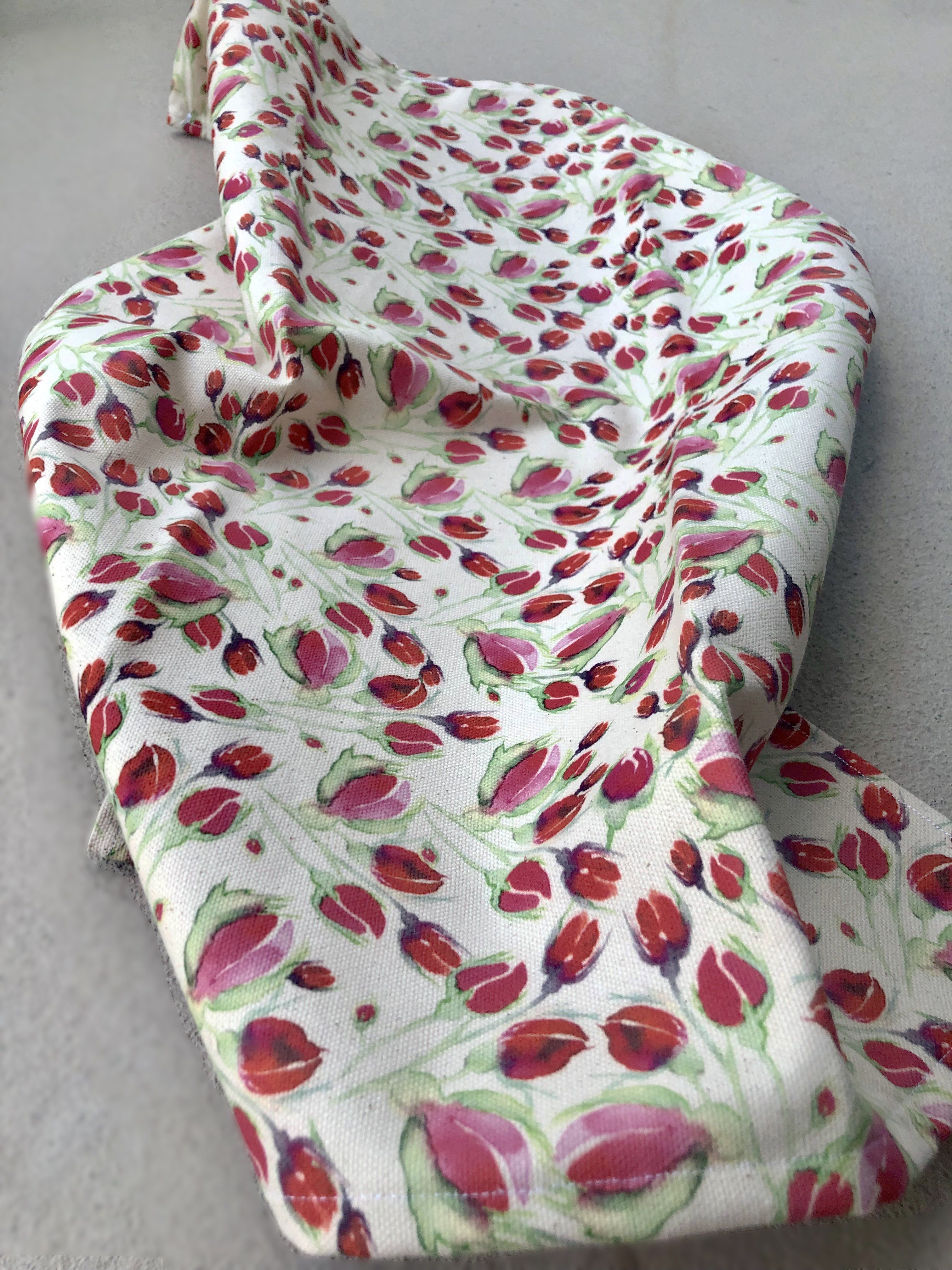 FAITHFUL ROSES | Organic Dish Towel |